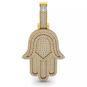 Hamsa hand pendant