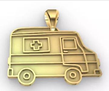 Medic Ambulance Paramedic EMT Charm Bracelet Necklace Jewelry