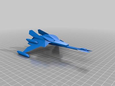 Star Trek Klingon Cha'bIp class ship