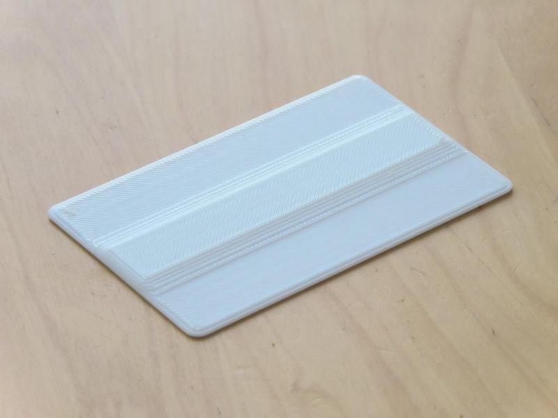 Vinyl Decal Squeegee - Credit Card Size