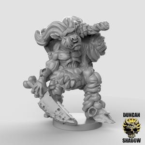 15mm Plague Demon Champion 2 (Pre Supported)