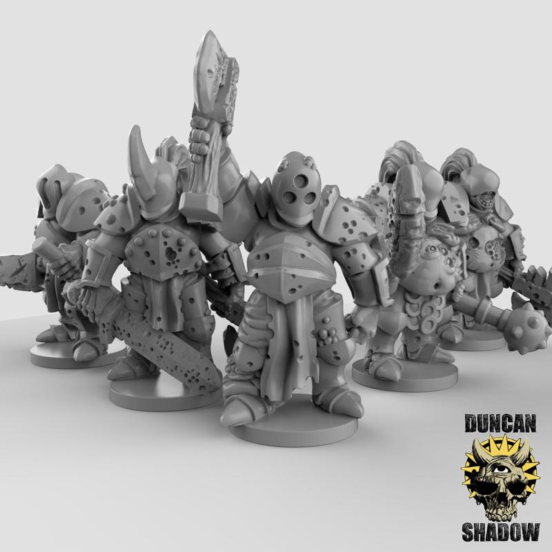 15mm Plague Knights (Pre Supported)