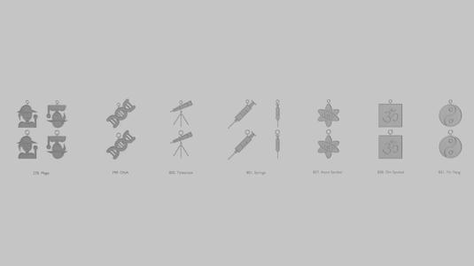 The Alchemists Lab Mini 3D Printable Pendant Collection