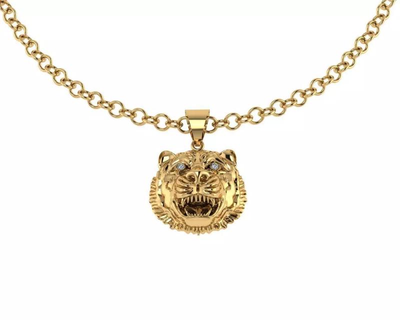 Tiger Pendant For Men