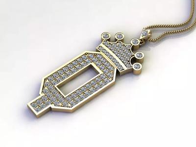 Q Letter Pendant