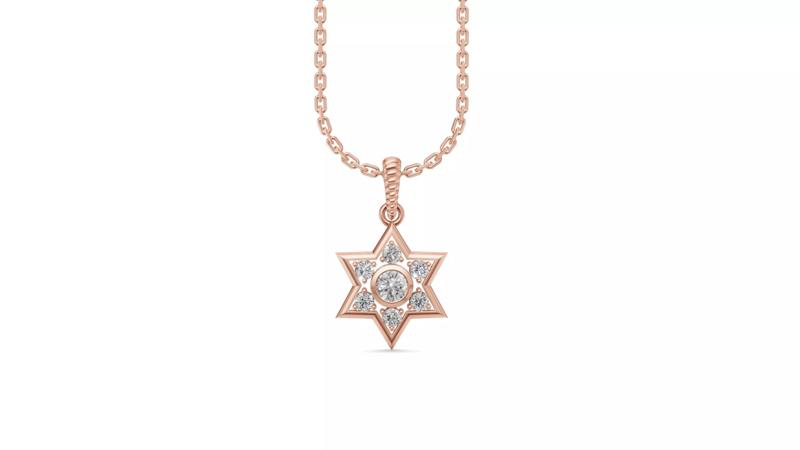 Star Diamond Pendant Simple But Uniq