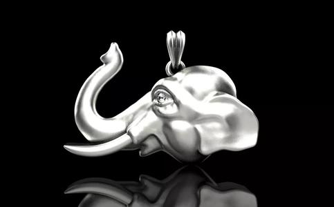 Elephant pendant model 1394