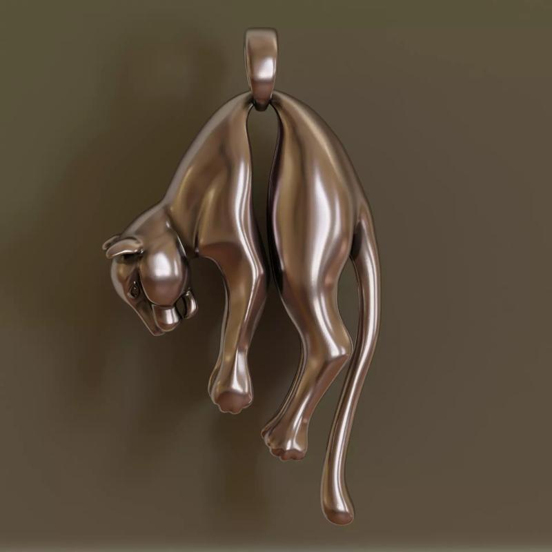 Hanging Panther Pendant