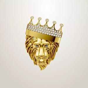 Lion king pendant Silver Gold