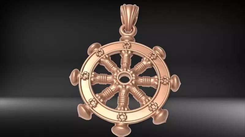 Ship Wheel Pendant necklace charm Bracelet Jewelry