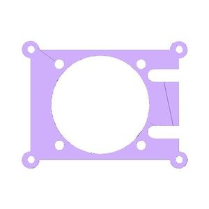 FMS Messerschmitt BF109 - DJI Air Unit Mount with PAN-Servo