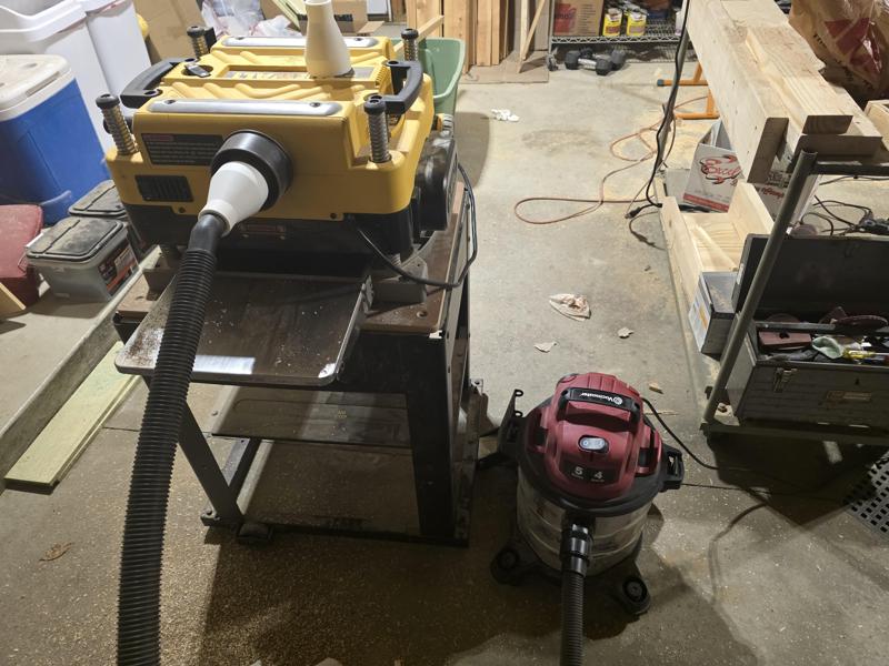 DeWalt DW735 to Vacmaster VOC812SF 1101 Reducer