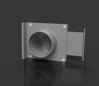 WALL SAWDUST VACUM VALVE FOR 60 MM PU HOSE