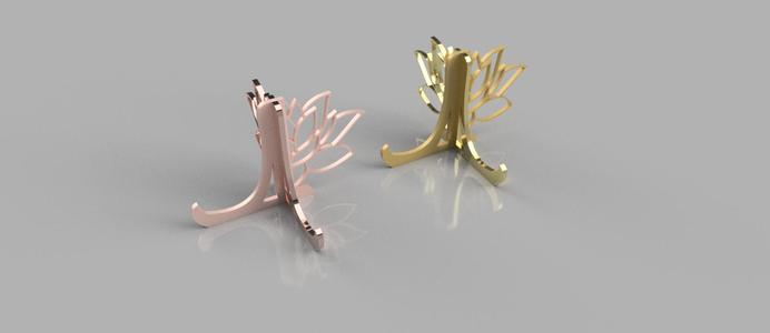 Base de marco Flor de Loto