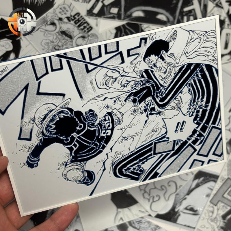 LUFFY x KIZARU | ONE PIECE - EGGHEAD - HUEFORGEENTHUSIAST - MANGA PANEL