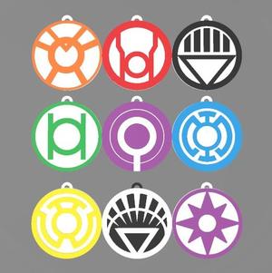 DC comics keychains lanterns
