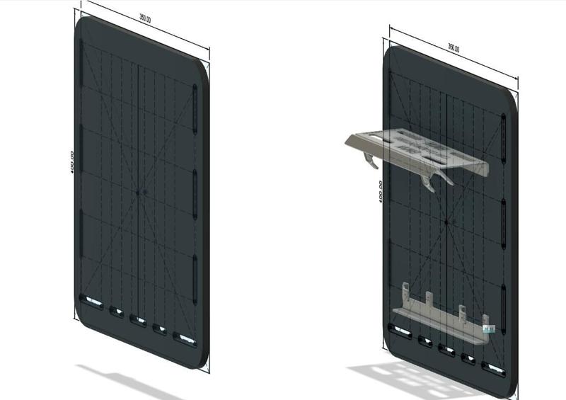 BMW R1250/1200 GS ADV SOFT/HARD BAG CARRIER for OEM ADV LUGGAGE RACKS