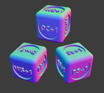 Astra Militarum Order Dice  (10th Edition)   [Pre-supported]