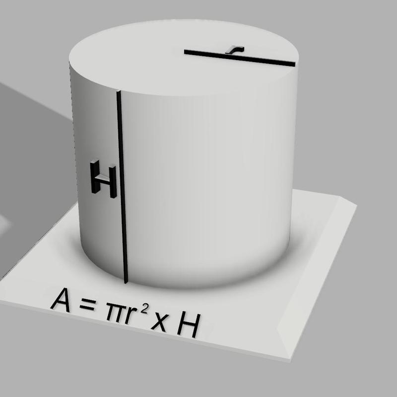 Formulas for calculating volumes
