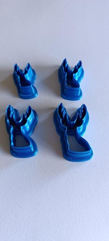 Cutter with deer shape for polymer clay