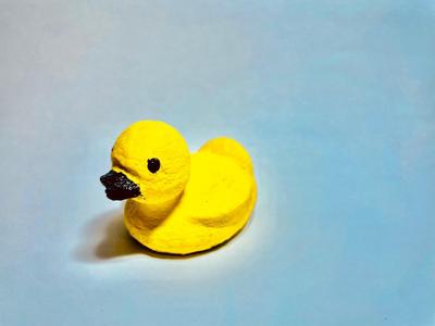 Floating 3D Duck - One Piece Model