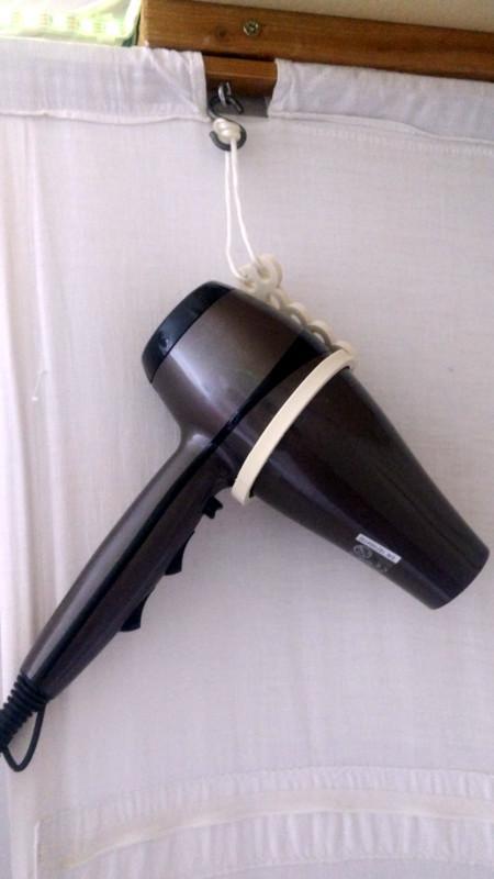 Hairdryer holder