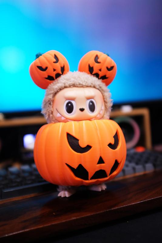 Labubu Toy Accessories - Pumpkin Set (Headband and body)