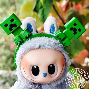 Minecraft headband for Labubu