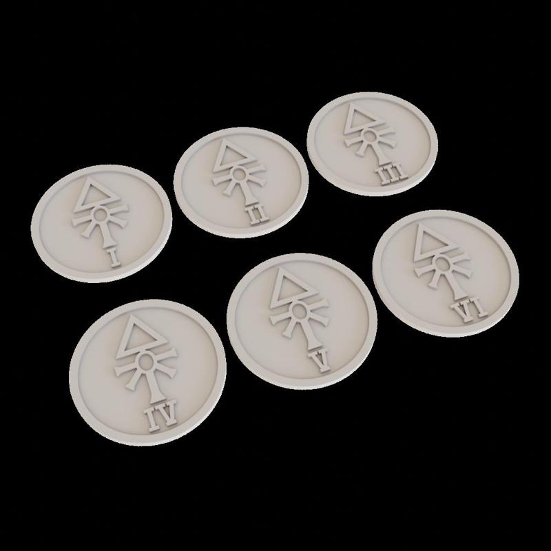 Eldar Objective Markers (Numbered set of 6)