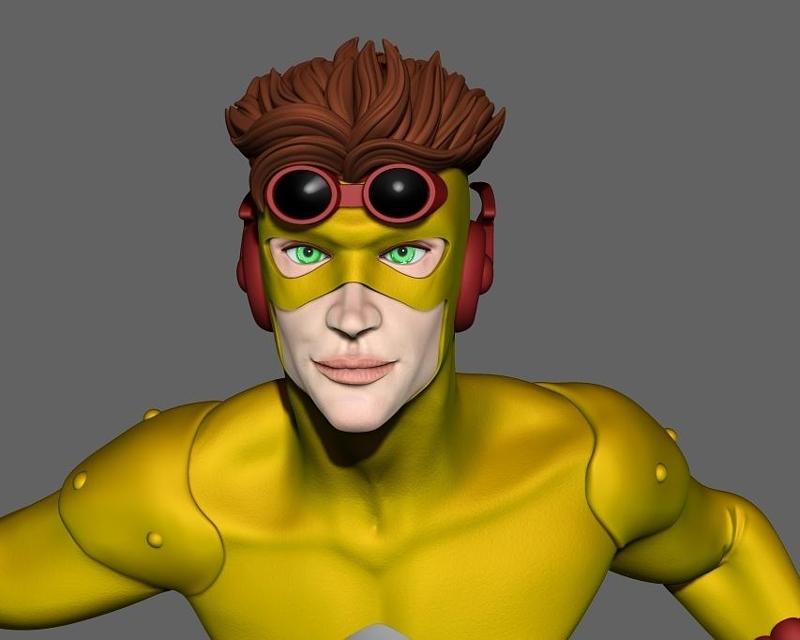 Wally west Flash fan art