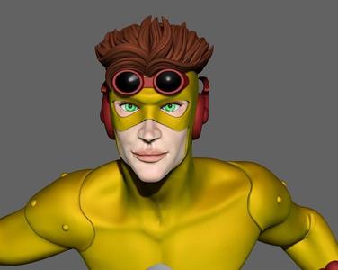Wally west Flash fan art