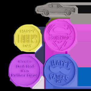 COOKIE CUTTER Father's day set of 5
