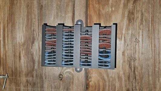 2" disc wall storage
