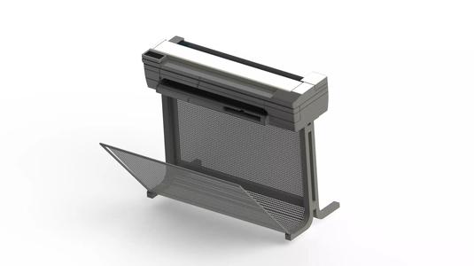 HP Design Jet T830 36inch printer 3d model