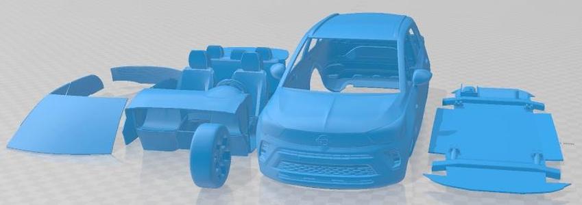 Opel Crossland 2021 Printable Car