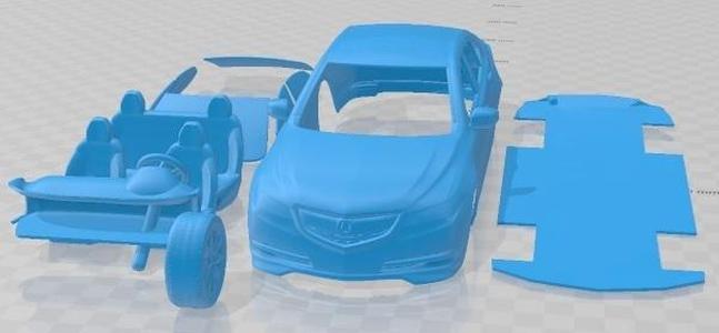 Acura TLX 2014 Printable Car
