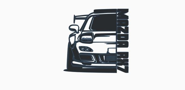 Mazda Rx7 Front 2D