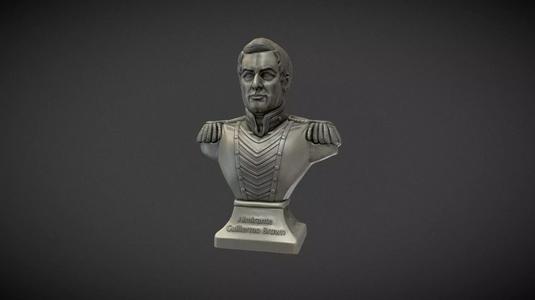 Almirante Guillermo Brown Busto