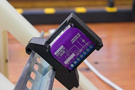 DIN rail mount for a Switchbot Relay 1
