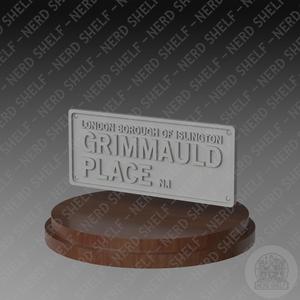 Grimmauld Place Road Sign from Harry Potter