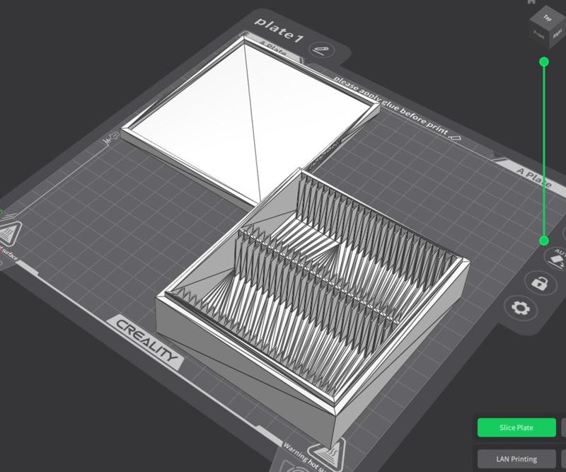 organizer for schliff/microsection