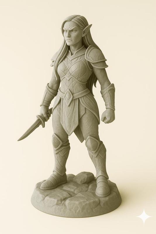 Orc Warrior – Paintable Miniature
