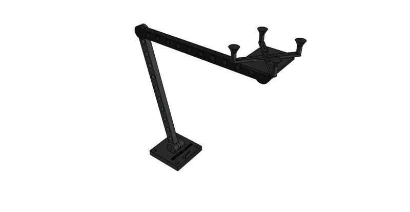 Brazo porta celular para escritorio