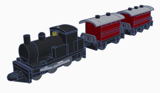 ERTL  mini TGR D class and suburban veranda coaches