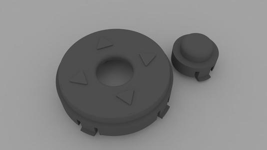 Flipper button