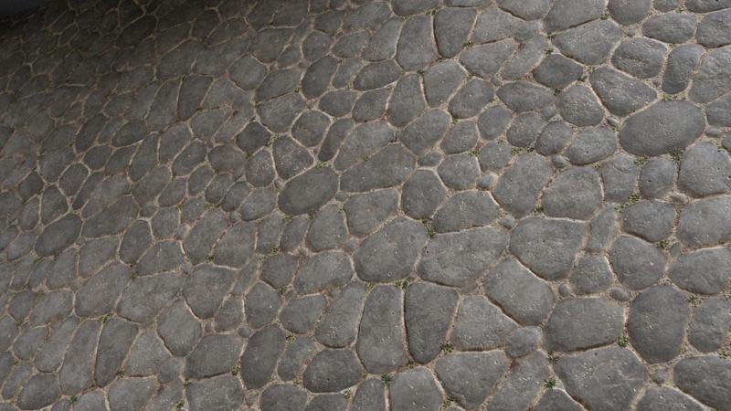 Stone paving texture roll