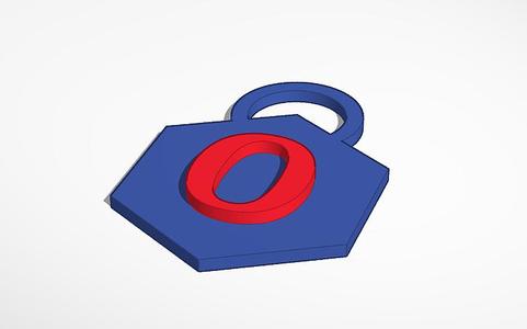 LLAVERO LETRA O ( LETTER O KEYCHAIN )