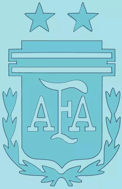 Argentine Football Association Wall Logo