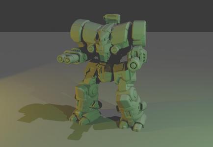 Echo Tech- Takyon Heavy Cavalry Trooper Mech- FDM Printable