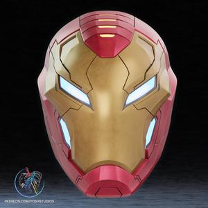Iron Man Rivals Helmet 3D Printer File STL
